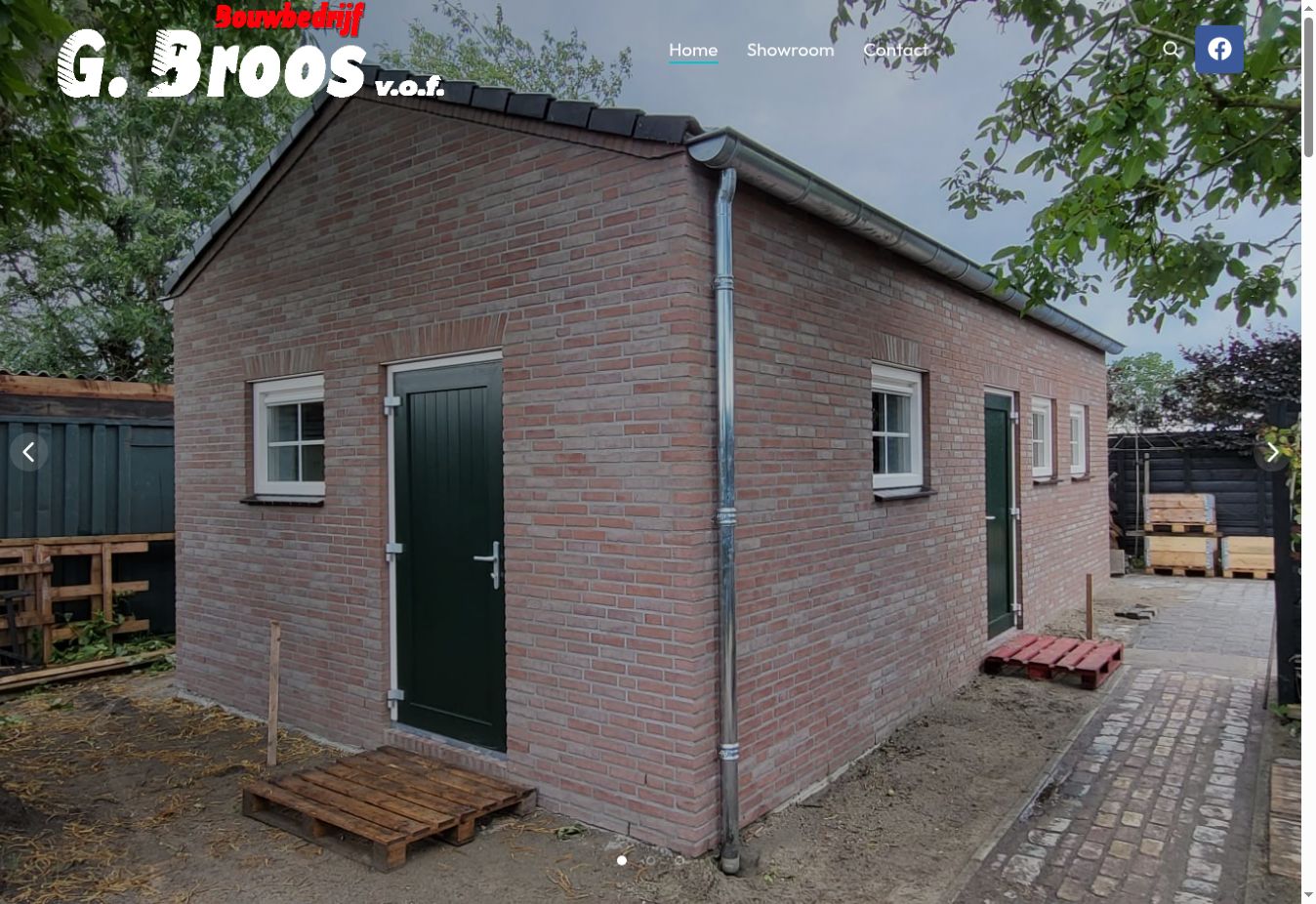 Homepage van Bouwbedrijf G. Broos